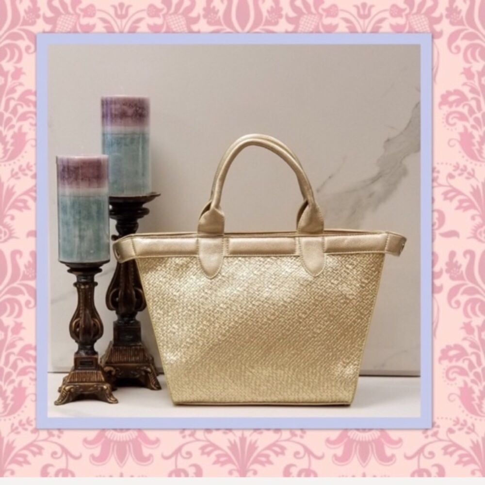 LAST DROP PRICE!! PINK HALEY GOLD TOTE HANDBAG